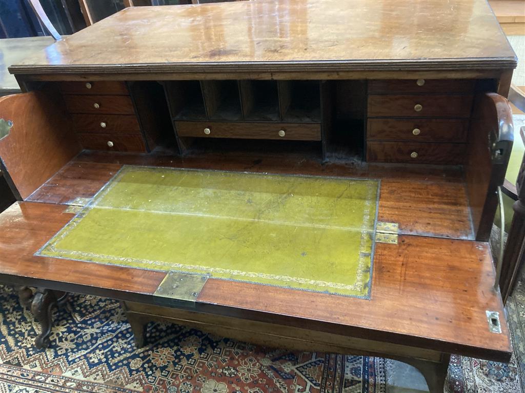 A Regency mahogany secretaire chest, width 106cm depth 55cm height 106cm